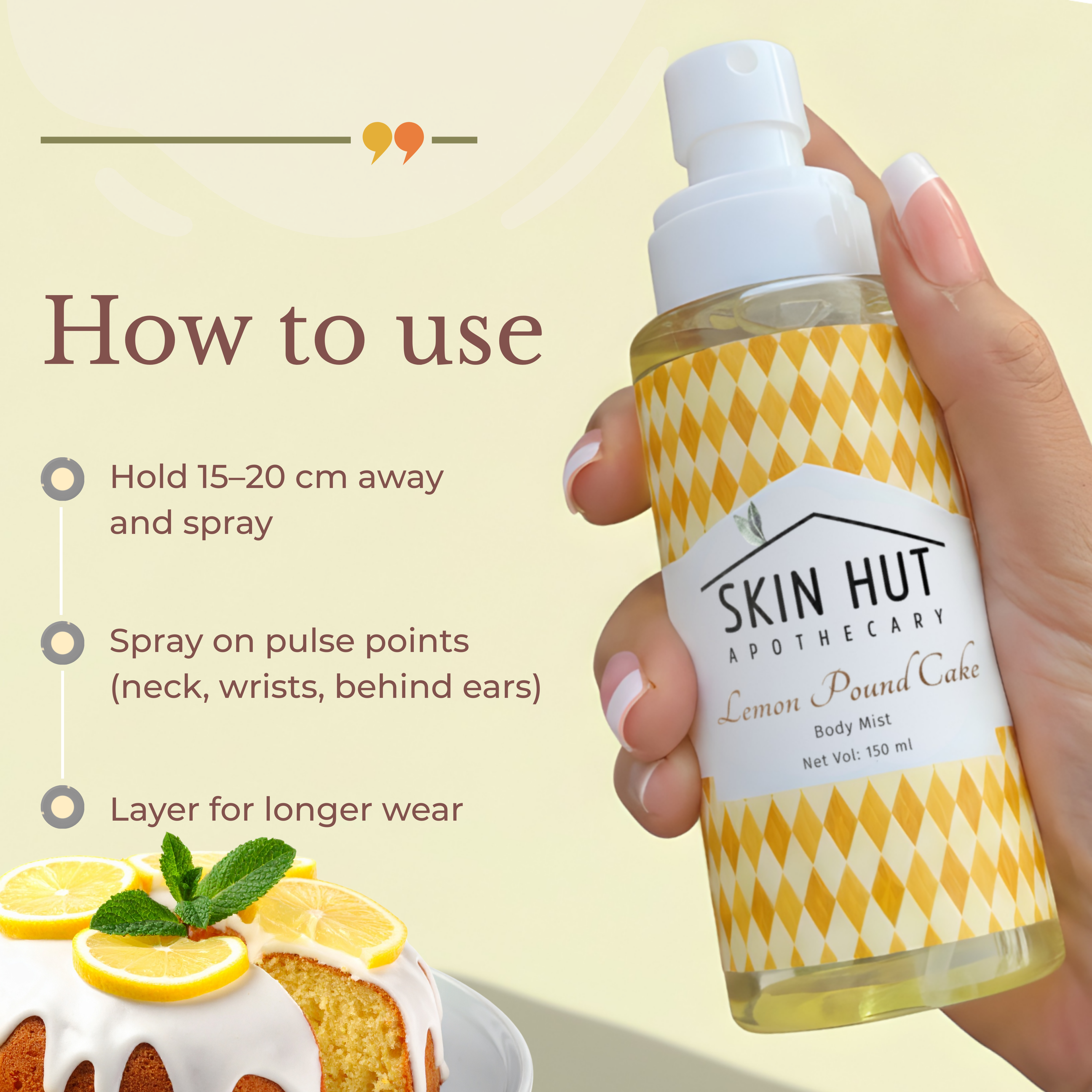 Lemon Pound Cake Body Butter & Body Mist