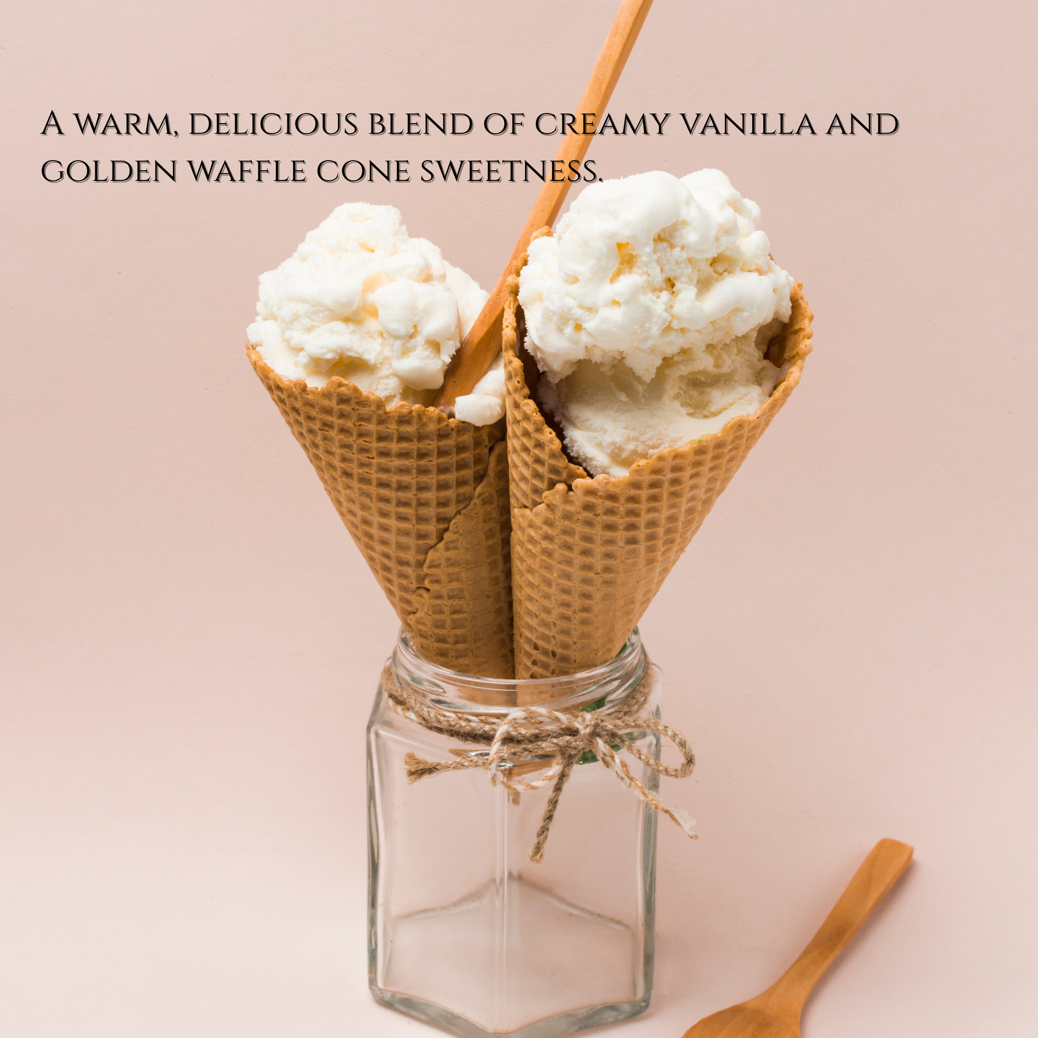 Vanilla Waffle Cone Handmade Artisanal Soap
