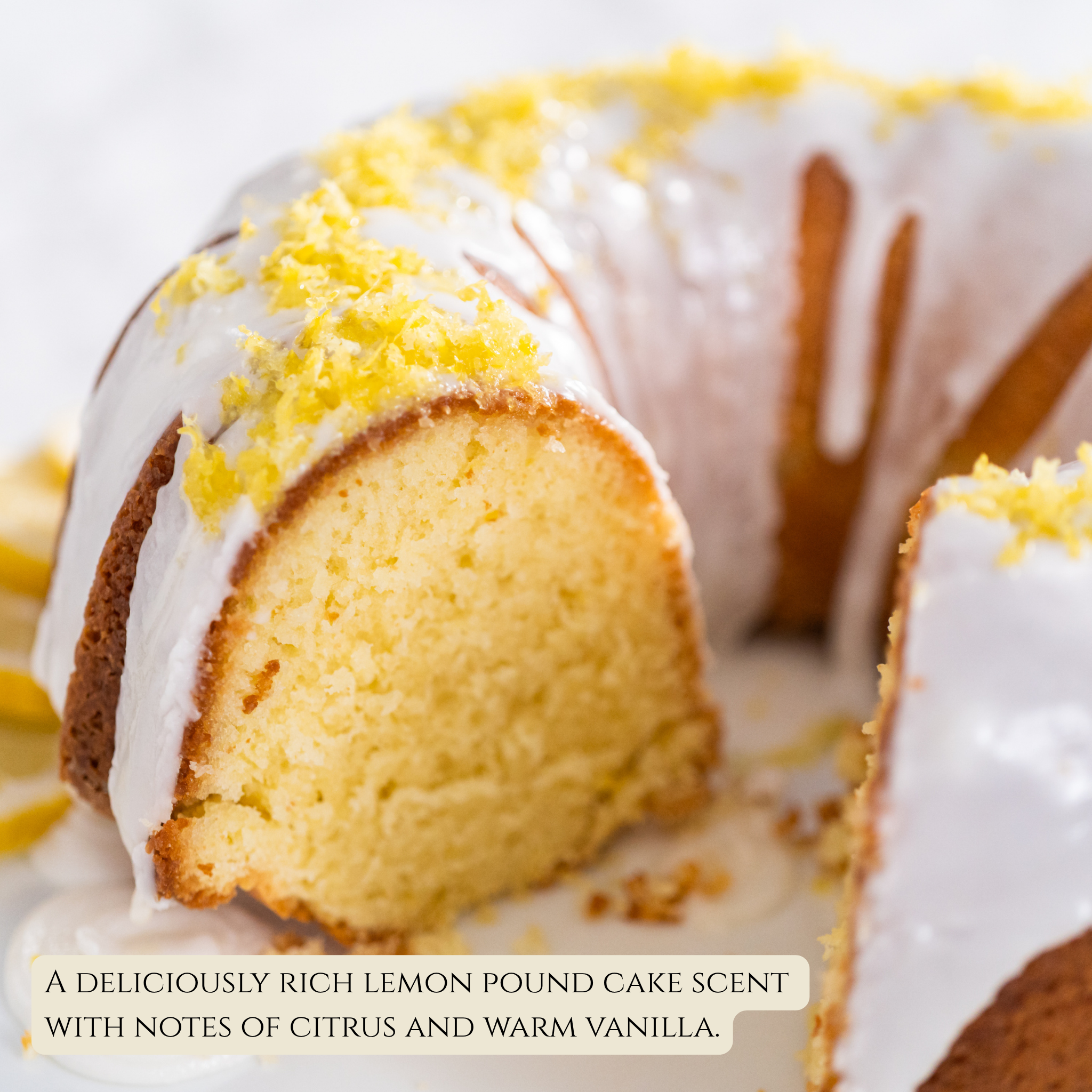 Lemon Pound Cake Handmade Artisanal Soap