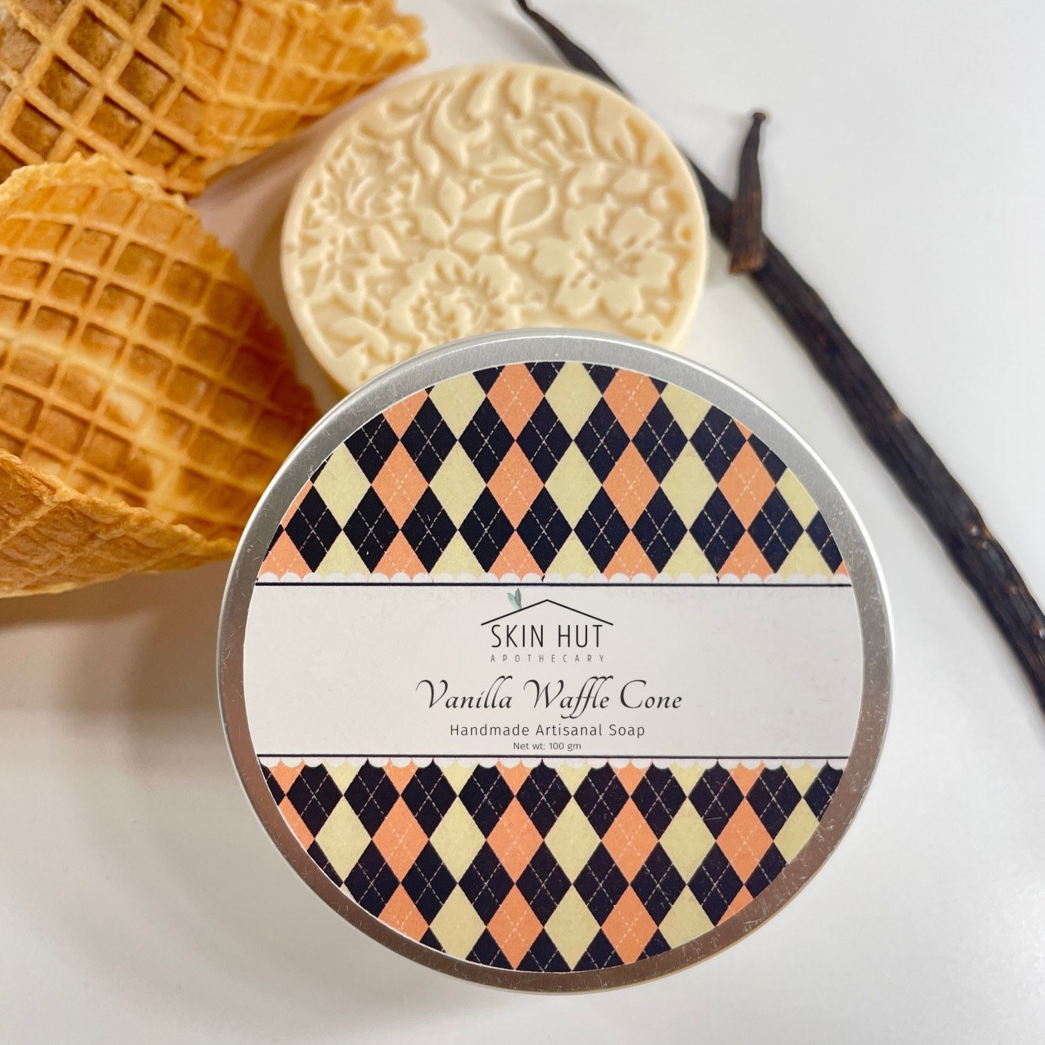 Vanilla Waffle Cone Handmade Artisanal Soap