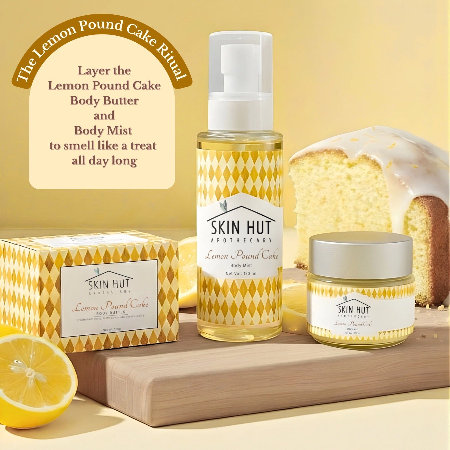 Lemon Pound Cake Body Butter & Body Mist