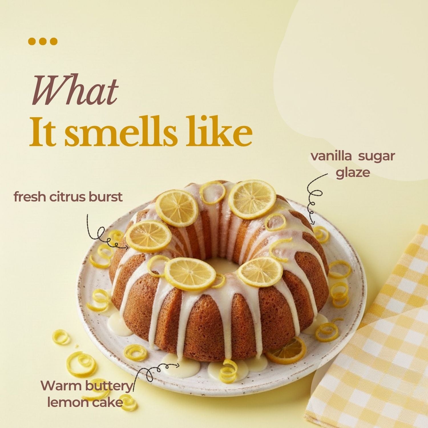 Lemon pound cake Bodycare Trio