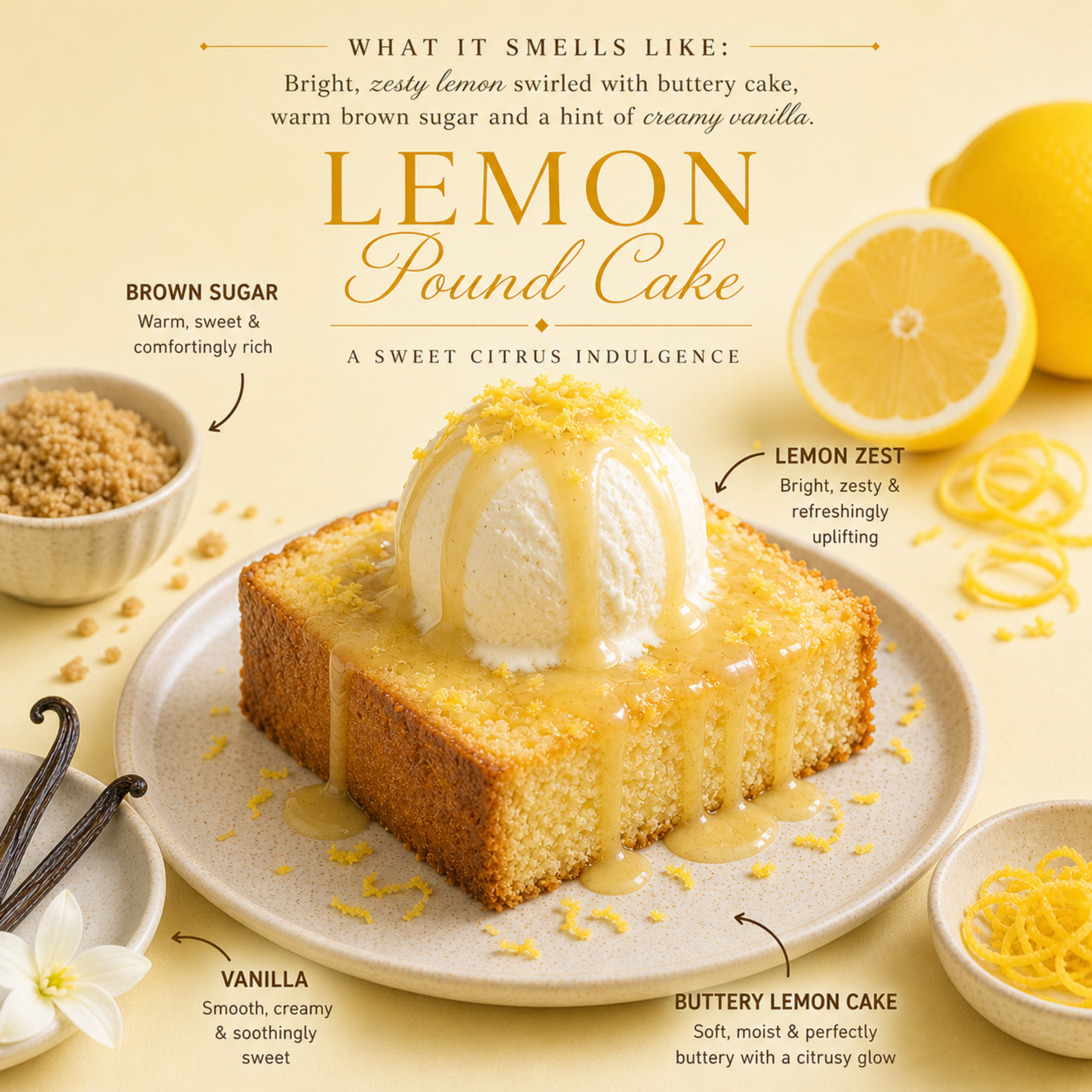 Lemon Pound Cake Body Mist Mini